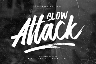Slow Attack Font Download