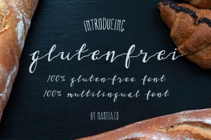 Gluten Frei Multilingual Script Font Download