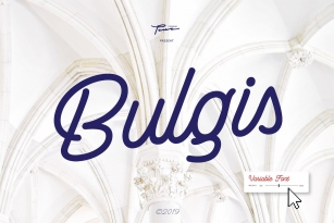 Bulgis Script With Variable Font Download