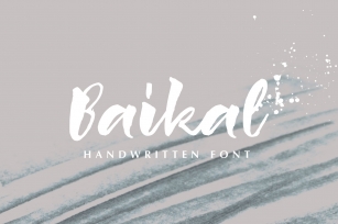 Baikal Handwritten with bonus Font Download