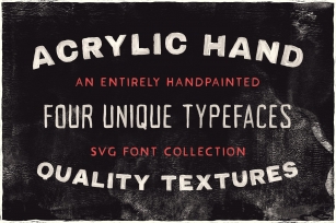 Acrylic SVG Collection Font Download