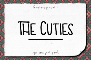 The Cuties family Font Download