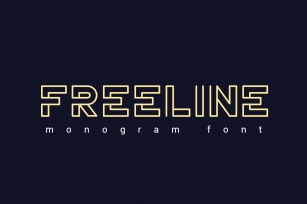 FreeLine Font Download