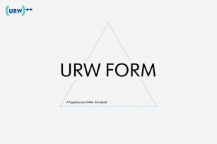 URW FORM Volume Font Download