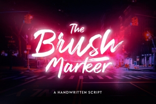 Brush Marker Font Download