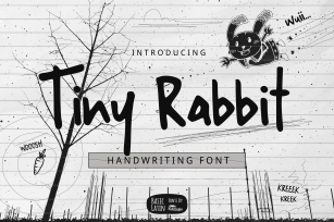 Tiny Rabbit Handwriting Font Download
