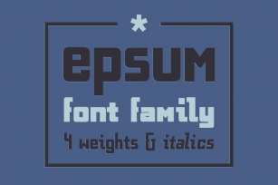 EPSUM Family Font Download