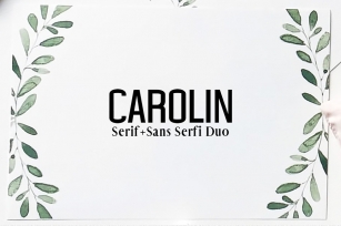 Carolin Duo 5 Family Pack Font Download