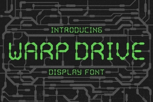 Warp Drive Font Download