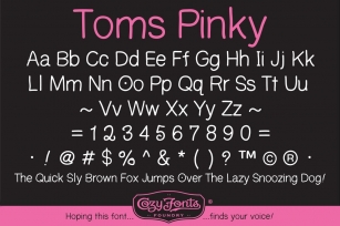 Toms Pinky Font Download