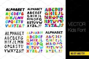 Kids font vector Font Download