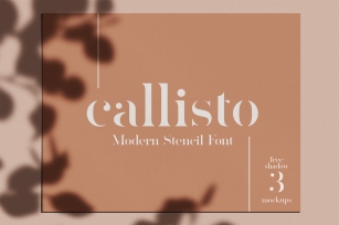Callisto — Modern Stencil Font Download