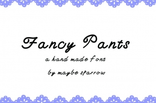 Fancy Pants Web Font Download