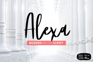 Alexa Modern Brush Script Font Download