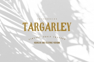 Targarley Font Download