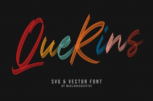 Querins SVG Brush Font Download