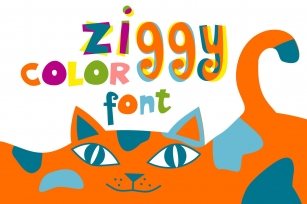 Ziggy color font Font Download