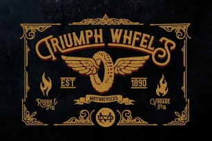 Triumph Wheels + Bonus Font Download