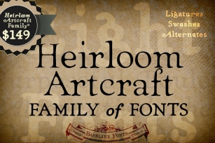 Heirloom Artcraft Family Font Download