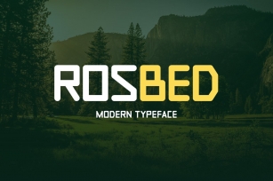 Rosbed Typeface Font Download