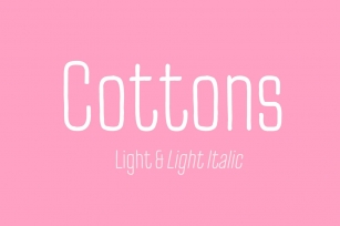 Cottons Light  Light Italic Font Download