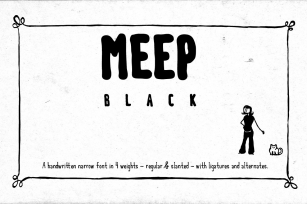 Meep Black Font Download
