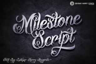 Milestone Script Font Download