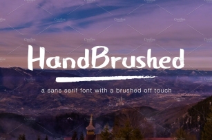 HandBrushed Font Download