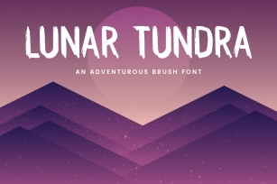 Lunar Tundra Brush Font Download