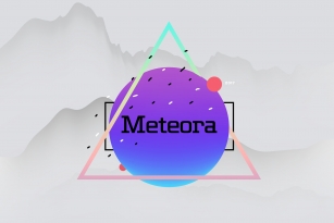 Meteora © Font Download