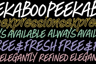 Peekaboo font Font Download
