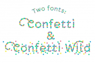 Confetti font Font Download