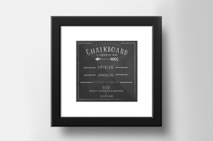 Chalkboard with Extras! Font Download