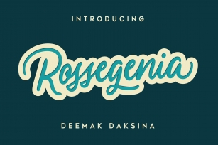 Rossegenia Font Download