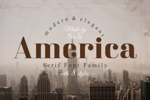America Serif Family Font Download