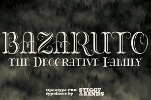 Bazaruto Decorative Family Font Download