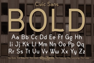 Civic Sans Bold Font Download