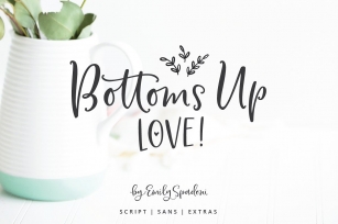 Bottoms Up Love Duo ♥ Extras Font Download