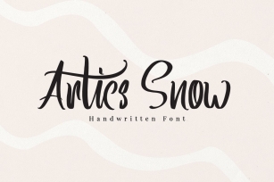 Artics Snow Font Download