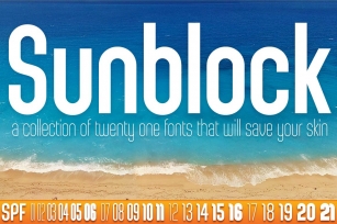 Sunblock Collection Font Download