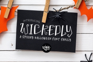 WICKEDLY a Decorative Halloween Font Download