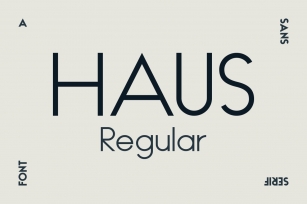 HAUS Sans Regular Font Download