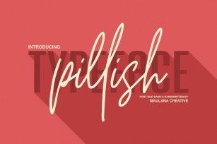 Pillish Duo Font Download