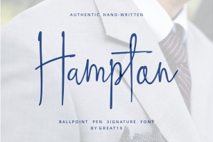 Hampton Signature Font Download