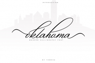 oklahoma calligraphy font Font Download