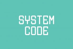 System Code Font Download