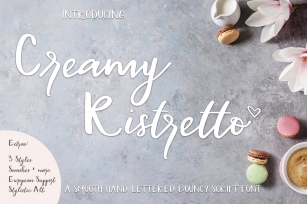 Creamy Ristretto Script Font Download