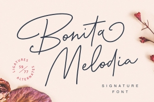 Bonita Melodia Script Font Download