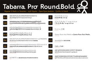 Tabarra Pro Round Bold Font Download