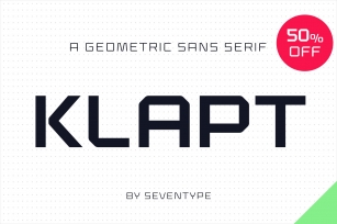Klapt – Geometric Sans Serif Family Font Download